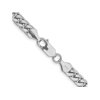 FJC Finejewelers 14 kt White Gold Curb WG Solid Miami Cuban Chain Bracelet 8 Inches x 5.5 mm