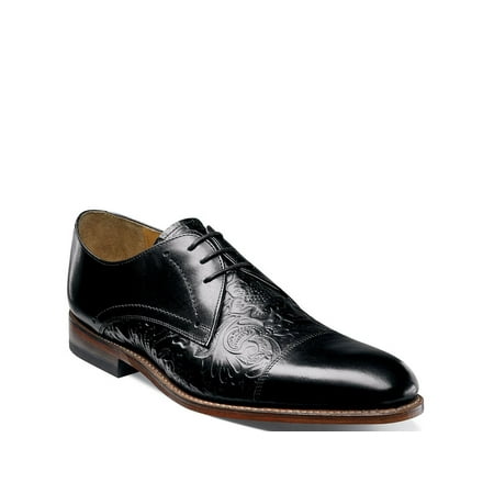 - Stacy Adams Men's Madison Ii Cap Toe Lace, Black Leather, Size 12.0