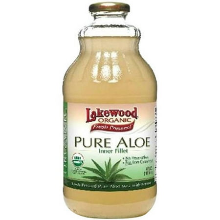 Lakewood Organic Pure Aloe Vera Juice, 32 fl oz (The Best Organic Aloe Vera Juice)