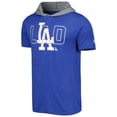 thumbnail image 2 of Men's New Era Royal Los Angeles Dodgers Team Hoodie T-Shirt, 2 of 3