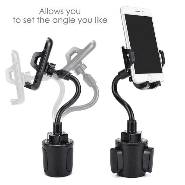 Cup Holder Phone Mount Universal Adjustable Gooseneck Cup Holder