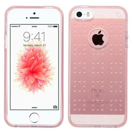 For Apple iPhone SE / 5 / 5S TPU Case by Insten - Rose
