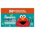 thumbnail image 2 of Pampers Baby Dry Ultra Couches, Taille 6 (23-44 lbs), Couches Jetables Absorbantes, 2 of 26