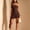 Coffee, variant on Women's Strapless Tube Mini Dress Ruched Bodice Tiered Ruffle Asymmetrical Flowy Hem Bodycon Fitted Flattering Cocktail Party Evening Club Night Out Elegant Outfit