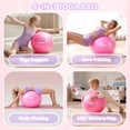 thumbnail image 5 of Yagud Yoga Ball Exercise Ball Stability Ball Pilates Ball, 25-Inch Anti-Burst Anti-Slip Workout Ball for Home Fitness, Physical Therapy, Pregnancy Birthing & Office Chair, 5 of 9