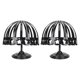 thumbnail image 1 of Hat Rack Display Stand for Caps Plastic Holder 2Pcs Black Organizer, 1 of 4