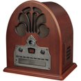 thumbnail image 3 of CR32D-PA Cathédrale Rétro Radio de Table AM/FM avec Récepteur Bluetooth et Lecteur CD, Paprika, 3 of 4