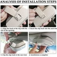 thumbnail image 3 of General Motors Car Sunglasses Case with Magnetic Closure and Card Slot (Beige), 3 of 5