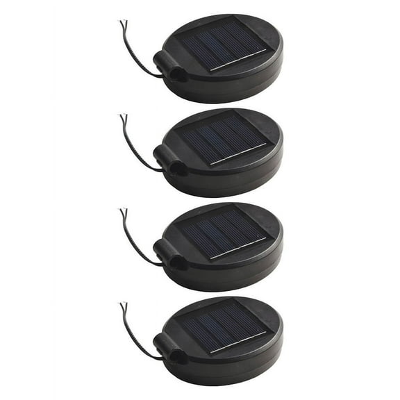 Hmoddpon-Garden Solar Powered Replacement Round LED Light Box Solar Battery Box Solar Cells Poly Li-Ion Battery Charger