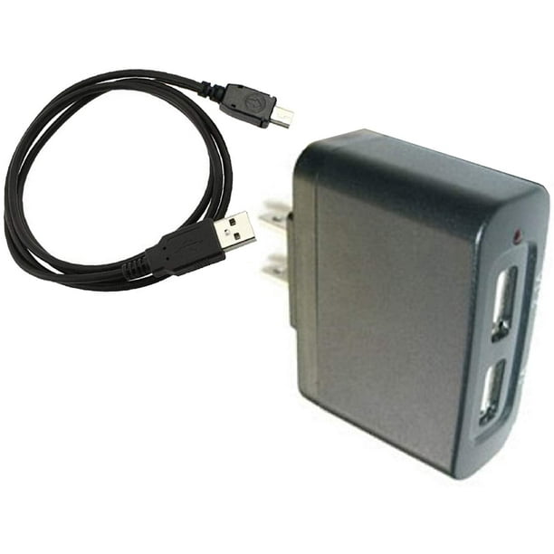 Adaptateur Double USB Prise Murale 2 Ports Secteur Courant AC
