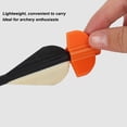 thumbnail image 3 of Feather Guard,  Fletching Protective Case High Strength Wearable Waterproof Universal 6pcs Plastic  for Archery Orange,Blue, 3 of 8