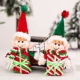 thumbnail image 2 of Cute Christmas Elf Candy Jar Botella De Almacenamiento Colgante De Árbol De Navidad Para Pared O Puerta Inevent HA042655-01, 2 of 6