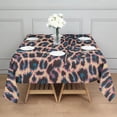 thumbnail image 3 of Leopard Print Pattern Square Tablecloth,Waterproof Square Table Cover,Wipeable Spillproof Washable Table Cover for Home Kitchen Party Decor 60"x60"(152x152cm), 3 of 6