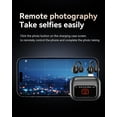 thumbnail image 6 of M100 Clip on Ear Headphones, M100 Clip Earbuds - Touch Screen Integrated Operation of 13 Functions - Remote Photo Taking/Personalized Wallpaper/Noise Reduction/Alarm Clock Etc, Co2 Clip Earbuds (B), 6 of 7