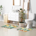 thumbnail image 6 of Yayeee Bath Rug for Bathroom Floor Non Slip Rectangle Fluffy Soft Absorbent Mat, 16"x24", Beige Clover Pattern, 6 of 7