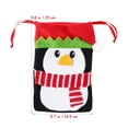 thumbnail image 6 of Clispeed 12Pcs Holiday Goodie Bags for Candy Storage Reusable Premium Fabric Candy Pouches Assorted Patterns, 6 of 8