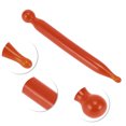 thumbnail image 3 of 1 Pc Rodillo Facial Duradero para Mujeres para Salón de Belleza Vacaciones Baño Viaje Resina Cera de Abeja Rojo, 3 of 3