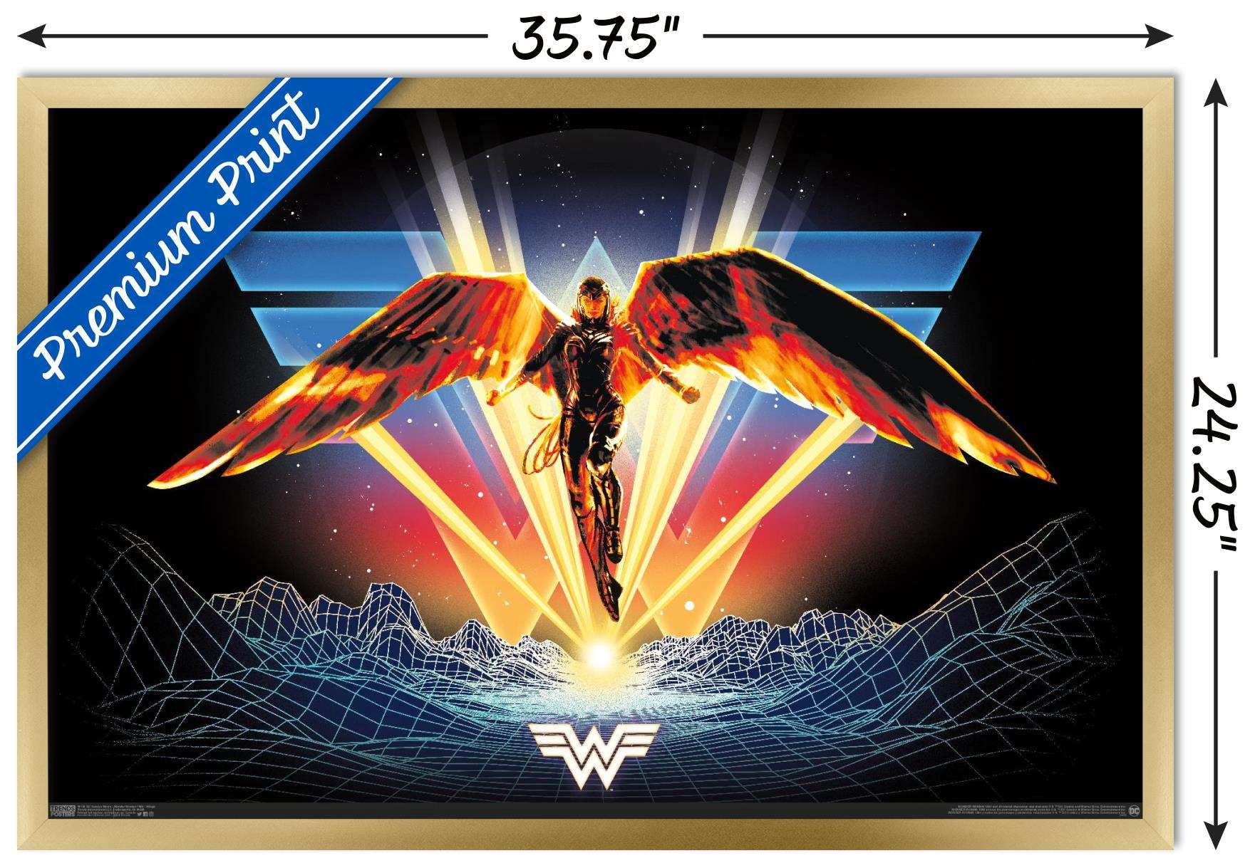 DC Comics Movie - Wonder Woman 1984 - Wings Wall Poster, 22.375" x 34", Framed