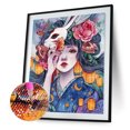 thumbnail image 1 of Cuadros Decorativos Flor belleza DIY diamante pintura Rhinestone pared arte Home Decor (FF232) Wdftyju embutido en tela, 1 of 1