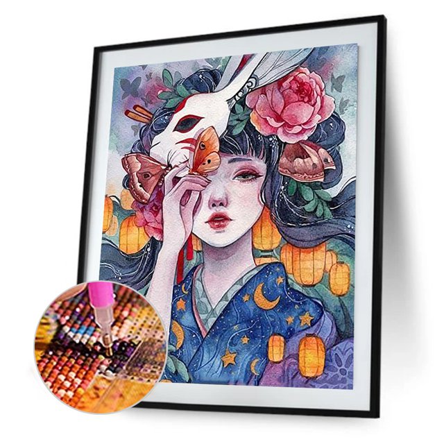 Cuadros Decorativos Flor belleza DIY diamante pintura Rhinestone pared arte Home Decor (FF232) Wdftyju embutido en tela