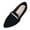Black, variant on Rokment Dress Shoes for Women Ladies 2026 Black White Trendy Casual Suede Pointed Toe Business Formal Walking Ballet Flat Slip on Dressy Loafers Black Size 6.5