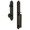 thumbnail image 4 of Grandeur Arc D Grip Single Cylinder Handleset with Circulaire Knob, 4 of 5