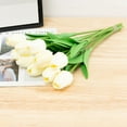 thumbnail image 1 of Flores de tulipán artificiales BuyWeek Mini tulipanes realistas de PU, 1 of 1