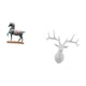 thumbnail image 5 of Escultura De Caballo De Pie Y Cabeza De Ciervo Para Escritorio Y Decoración De Pared, Adorno Fengshui De Resina Coleccionable, Obra De Arte Bohemia, Estantería, Sala De Estar, Oficina Y Hogar., 5 of 8