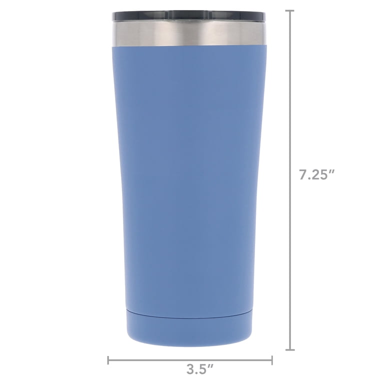 Ozark Trail 22 oz Insulated Stainless Steel Tumbler, Blue Indigo