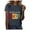 Dark Gray, variant on TSADFHJI Scrub Long Sleeve Shirt Women Women's 1974 Printed Round Neck Short Sleeved Summer Top T Shirt M White