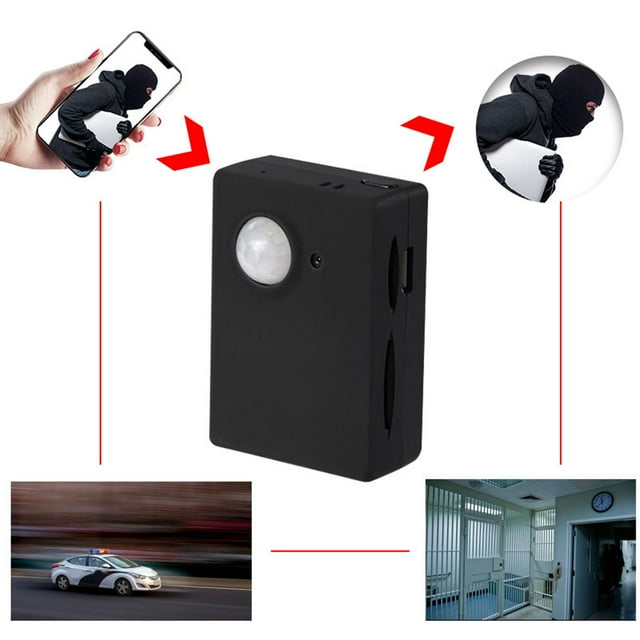 Alarma De Sensor De Movimiento, Monitoreo Sensible En Tiempo Real Detector De Movimiento Compacto Inalámbrico Multifuncional Para Jardín Para Almacenamiento De Automóviles