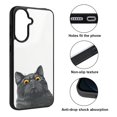 thumbnail image 2 of WIRESTER Shockproof Soft Rubber Cover Case for Samsung Galaxy A37 5G 6.7" 2026, Black Bombay Kitten Cat, 2 of 5