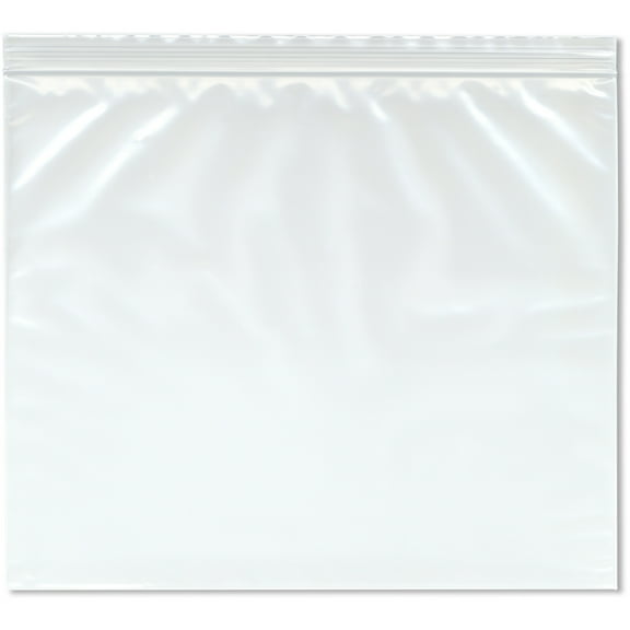 Plymor 12" x 10" (Pack of 100), 4 Mil Heavy Duty Zipper Reclosable Plastic Bags