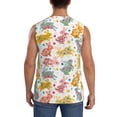 thumbnail image 4 of Balery Boho Bunny Camisetas sin mangas para hombre, absorbe la humedad y protege contra el mal olor.-Medium, 4 of 7