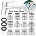 thumbnail image 1 of 360 Degree Adjustable Swivel Aerator Faucet Connector Femal 16/18/20/22/24mm To Male 22mm Tap Adapter Aerator Connector, 1 of 5
