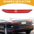 thumbnail image 2 of Reflector lateral trasero izquierdo de Unique Bargains No.17A945105 para Volkswagen Jetta 2019-2021 en rojo, 2 of 7
