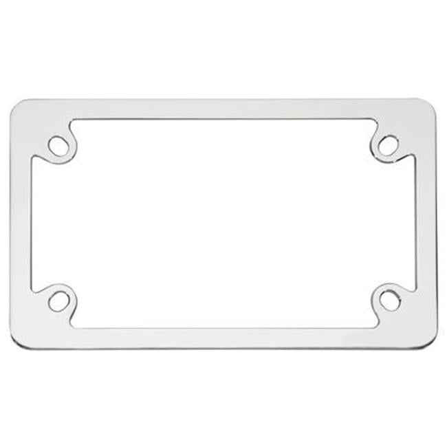 Motorcycle License Plate Frame Neo, Chrome