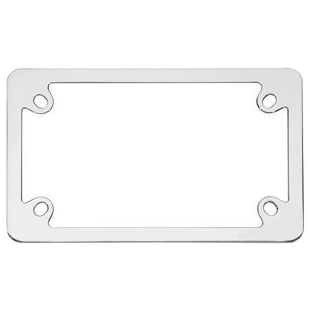 Motorcycle License Plate Frame Neo, Chrome