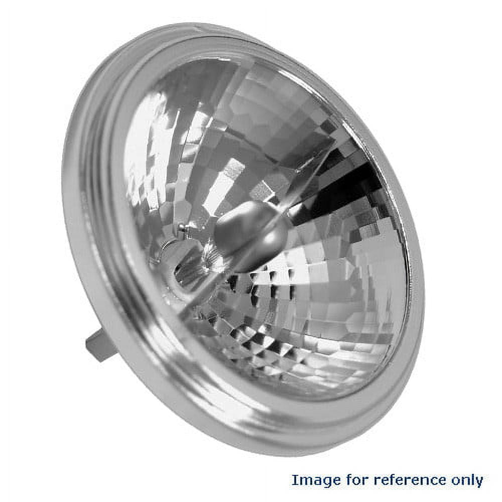 Aurabeam Philips 7724 100W GY6.35 12V Halogen Non-Reflector Light Bulb – Clear White Light, CRI 100, Distortion-Free Quartz (30-Day Refund / 90-Day Replacement)