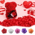 thumbnail image 7 of Orange Foam Rose Flowers Bulk Pack Simulated Floral Stems For Valentines Day Decoration Craft Party Centerpiece Arrangements 100Pcs 1.37X0.78In 0.08Lb, 7 of 7
