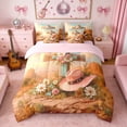 thumbnail image 3 of Erosebridal Desert Floral Cross Pink Cowgirl Print Twin Bedding Sets, Country Style Bedding Comforter Set for Girls, Pink Reversible 7pcs, 3 of 6