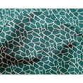 thumbnail image 4 of oneOone Silk Tabby Dark Teal Green Fabric Giraffe Animal Skin Craft Projects Decor Fabric Printed By The Yard 42 Inch Wide, 4 of 4