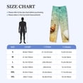 thumbnail image 4 of Gukieu Starfish And Seashell On The Beach Print Men's Home Trousers, Elastic Drawstring Home Pajamas Clothing Suitable for Adult Men-Small, 4 of 6
