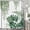 Green, variant on Aonewoe Greenery Showers Curtain Mould Proof Resistant Fabric Shower Curtain with 12 Hooks for Bathroom (Green, 72"x72")