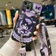 thumbnail image 3 of Sanrio Kuromi Cute Phone Cases For iPhone 15 14 13 12 11 Pro Max Mini XR XS MAX 8 X 7 SE Plus Anti-drop Soft Silicone Cover, 3 of 5