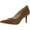 Brown, variant on Womens Coral Woven Padded Comfort Jeules Pointed Toe Stiletto Slip On Pumps Shoes 9.5 M