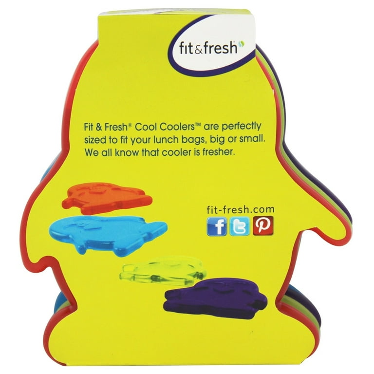 Fit and Fresh Cool Coolers Reusable Ice Packs - 4 pk - Blue, 4 pk - Kroger