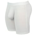 thumbnail image 3 of Men's Obviously F09-1A EliteMan AnatoMAX 6 Inch Boxer Brief (White 2XL), 3 of 6