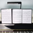 thumbnail image 1 of 6 Páginas Música de Almacenamiento de Chapa, Carpeta de Partituras, Para Guitarra de Piano Impermeable, 1 of 7