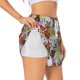 thumbnail image 1 of Balery Cute Dogs Puppy Pantalones cortos deportivos para mujer con forro y dos bolsillos, elásticos, para entrenamiento, gimnasio, yoga-X-Large, 1 of 7